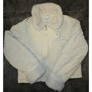 Angel Kiss Cream Teddy Jacket Plush Faux Fur sharpa And Fur XS